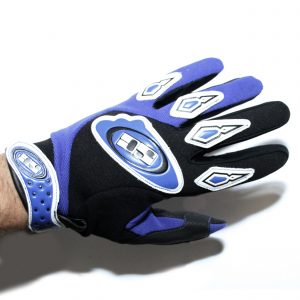 Savage Components Flite Blue Full Finger Cycling Gloves