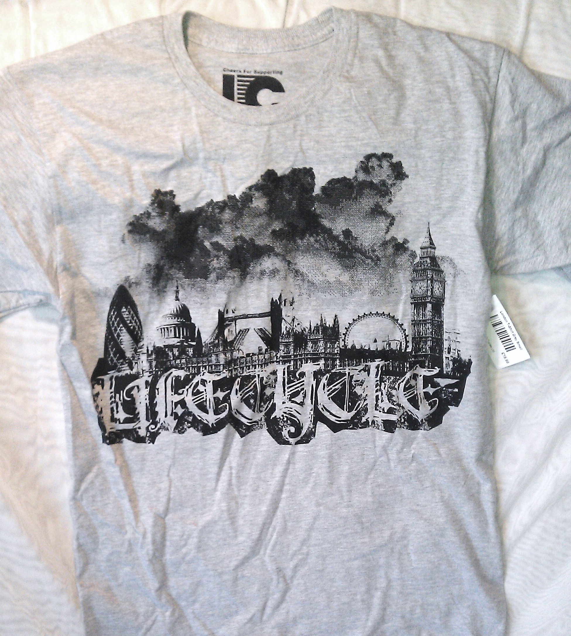 Life Cycle Skatepark Clothing London T-Shirt White - Image 2