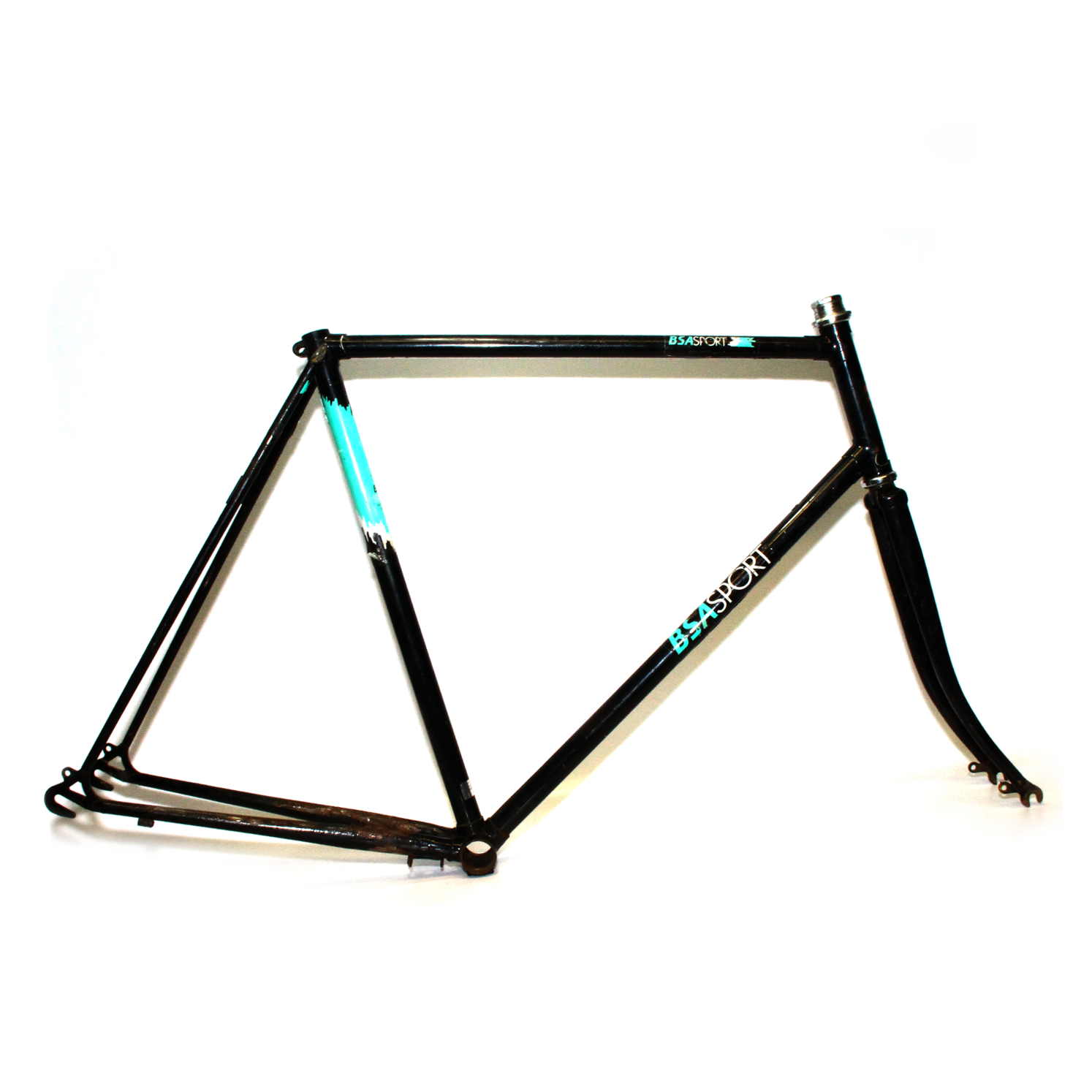 BSA Sport 23.5" / 59.5cm Black Road Frame & Forks