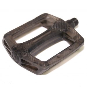 B109 Dark Transparent Plastic Right Pedal BMX- 9/16" R/H ONLY