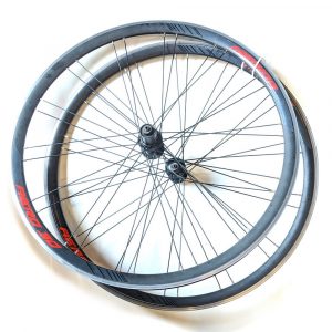 700c Merida Aero 30 QR Shimano Road Wheelset Black Red