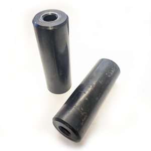 14mm BMX Stunt Pegs Plain Steel Black