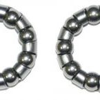 Ball Bearings Caged Retainer 1/4" x 9 (Pair)