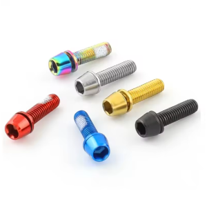 M5 x 17mm Stem Bolts Set Tapered Head with Washer - Colours